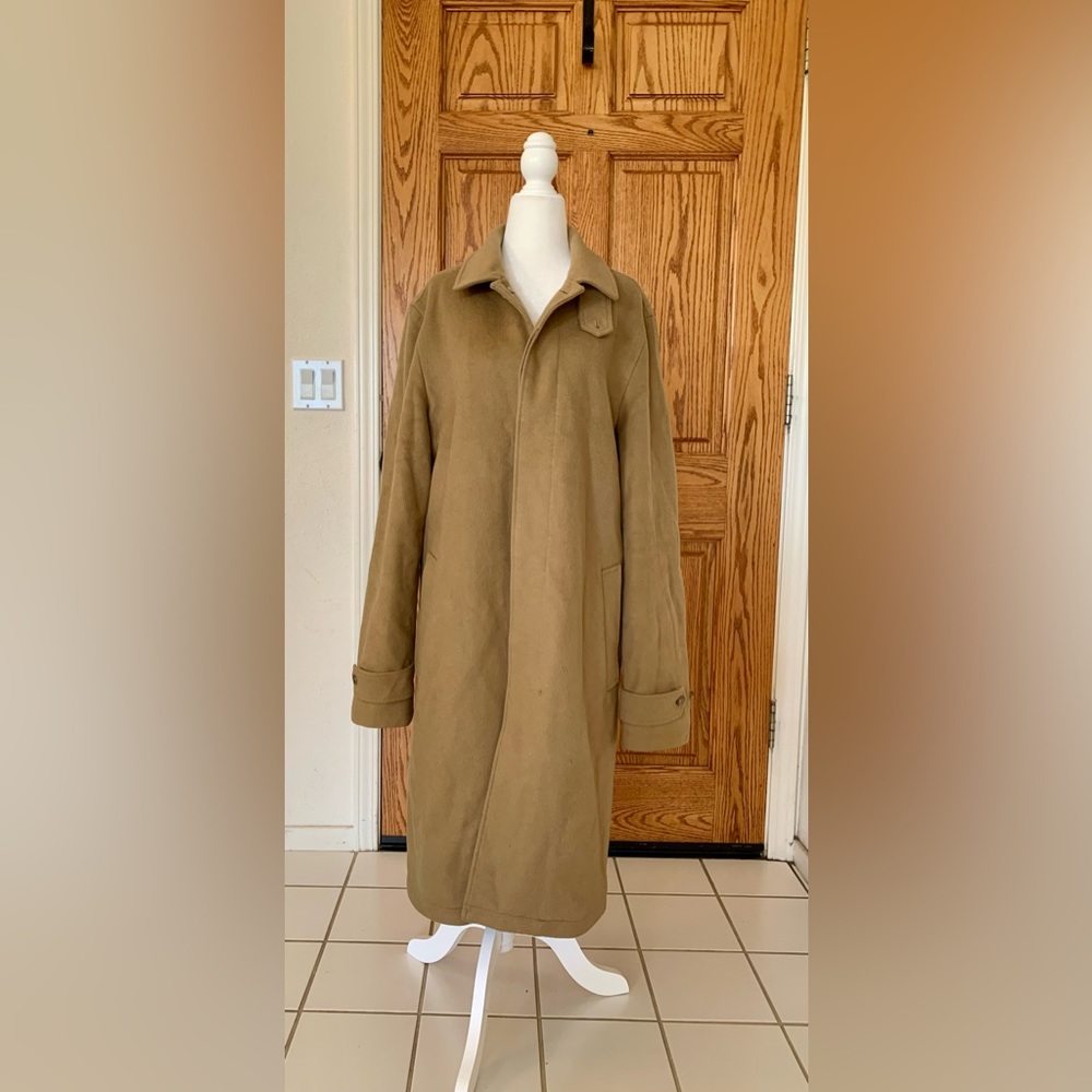 J.Crew Westbourne Topcoat Men’s M English Wool Cashmere Blend